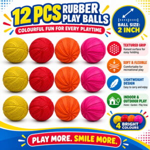 Volt Pro Jolly Sponge Play Rubber Ball is a premium sponge rubber ball designed for fun, active play, recreational games, and practice. With a 2-inch size and high-bounce design, it is easy to handle and suitable for kids and everyday indoor or outdoor play. Volt Pro Jolly Sponge Play Rubber Ball is a premium sponge rubber ball designed for fun, active play, recreational games, and practice. With a 2-inch size and high-bounce design, it is easy to handle and suitable for kids and everyday indoor or outdoor play.