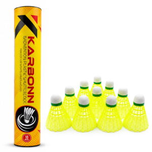 Volt Pro Karbonn Plastic Shuttlecocks are a practical choice for kids, beginners, and casual players. The lightweight construction makes them easy to handle for badminton practice, school activities, outdoor games, and recreational play.