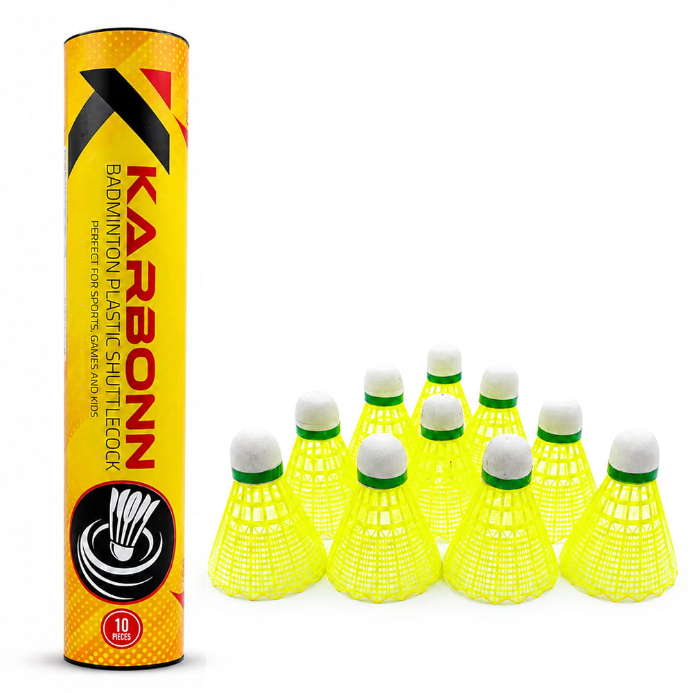Volt Pro Karbonn Plastic Shuttlecocks are a practical choice for kids, beginners, and casual players. The lightweight construction makes them easy to handle for badminton practice, school activities, outdoor games, and recreational play.