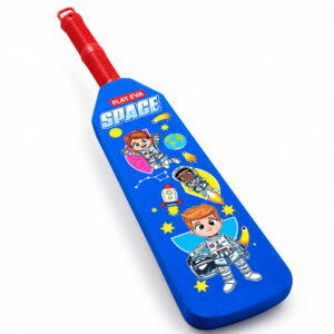 Volt Pro Nano EVA Cricket Bat with PU Ball is a fun and lightweight cricket set designed for kids. The bat measures 55 cm in height and 11 cm in width, making it easy to handle for beginners. The soft EVA bat and PU ball are suitable for indoor and outdoor play.