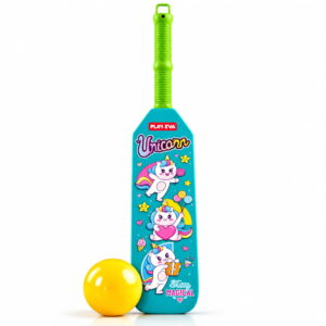 Volt Pro Nano EVA Cricket Bat with PU Ball is a fun and lightweight cricket set designed for kids. The bat measures 55 cm in height and 11 cm in width, making it easy to handle for beginners. The soft EVA bat and PU ball are suitable for indoor and outdoor play.