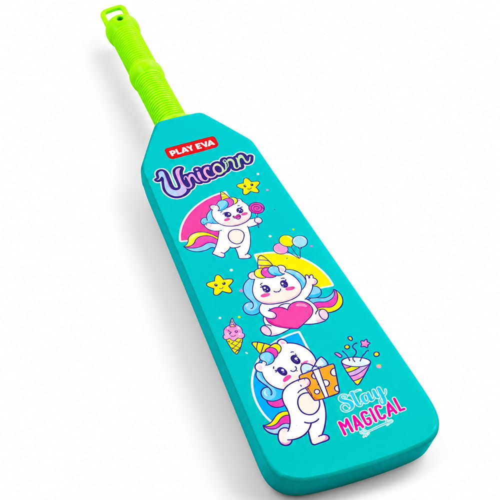 Volt Pro Nano EVA Cricket Bat with PU Ball is a fun and lightweight cricket set designed for kids. The bat measures 55 cm in height and 11 cm in width, making it easy to handle for beginners. The soft EVA bat and PU ball are suitable for indoor and outdoor play.