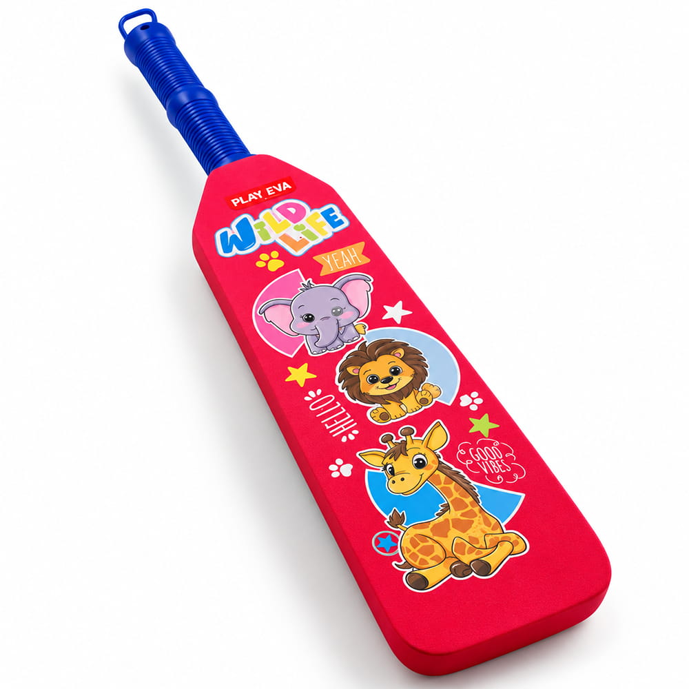 Volt Pro Nano EVA Cricket Bat with PU Ball is a fun and lightweight cricket set designed for kids. The bat measures 55 cm in height and 11 cm in width, making it easy to handle for beginners. The soft EVA bat and PU ball are suitable for indoor and outdoor play. Volt Pro Nano EVA Cricket Bat with PU Ball is a fun and lightweight cricket set designed for kids. The bat measures 55 cm in height and 11 cm in width, making it easy to handle for beginners. The soft EVA bat and PU ball are suitable for indoor and outdoor play.