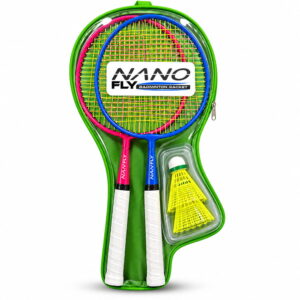 Volt Pro Nano Fly Badminton Racket Set includes 2 lightweight badminton rackets and 2 plastic shuttlecocks, making it suitable for beginners, kids, and casual players. The strong iron body offers durability, while the lightweight design provides comfortable handling for practice and recreational play. Volt Pro Nano Fly Badminton Racket Set includes 2 lightweight badminton rackets and 2 plastic shuttlecocks, making it suitable for beginners, kids, and casual players. The strong iron body offers durability, while the lightweight design provides comfortable handling for practice and recreational play.