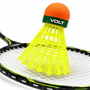 Volt Pro Neon Ultra EVA Cock Plastic Green Shuttlecock Pack of 10 is designed for regular badminton practice and recreational play. It features a durable plastic skirt with an EVA cork base for reliable handling and consistent flight. Suitable for training, beginners, and outdoor play. Volt Pro Neon Ultra EVA Cock Plastic Green Shuttlecock Pack of 10 is designed for regular badminton practice and recreational play. It features a durable plastic skirt with an EVA cork base for reliable handling and consistent flight. Suitable for training, beginners, and outdoor play.