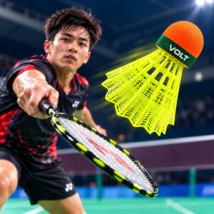Volt Pro Neon Ultra EVA Cock Plastic Green Shuttlecock Pack of 10 is designed for regular badminton practice and recreational play. It features a durable plastic skirt with an EVA cork base for reliable handling and consistent flight. Suitable for training, beginners, and outdoor play. Volt Pro Neon Ultra EVA Cock Plastic Green Shuttlecock Pack of 10 is designed for regular badminton practice and recreational play. It features a durable plastic skirt with an EVA cork base for reliable handling and consistent flight. Suitable for training, beginners, and outdoor play.