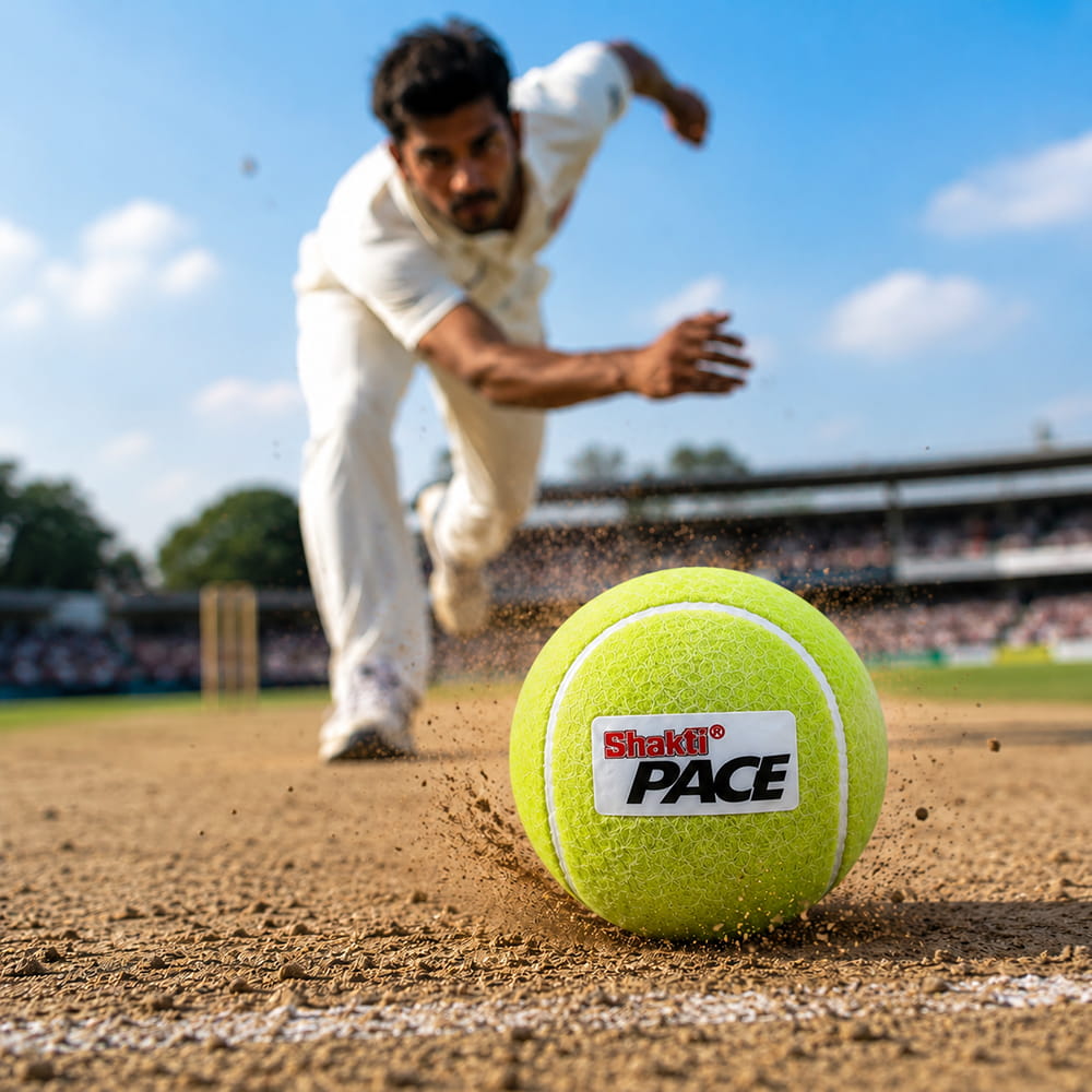 Volt Pro Pace Yellow Cricket Tennis Ball Match Grade Rubber Core Ball Practice & Outdoor Cricket Pack of 6