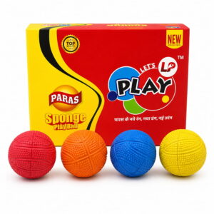 Volt Pro Paras Sponge Rubber Ball is a premium quality rubber ball designed for kids, recreational games, practice, and active play. With a 2.5-inch size, it is easy to handle and suitable for indoor and outdoor activities.