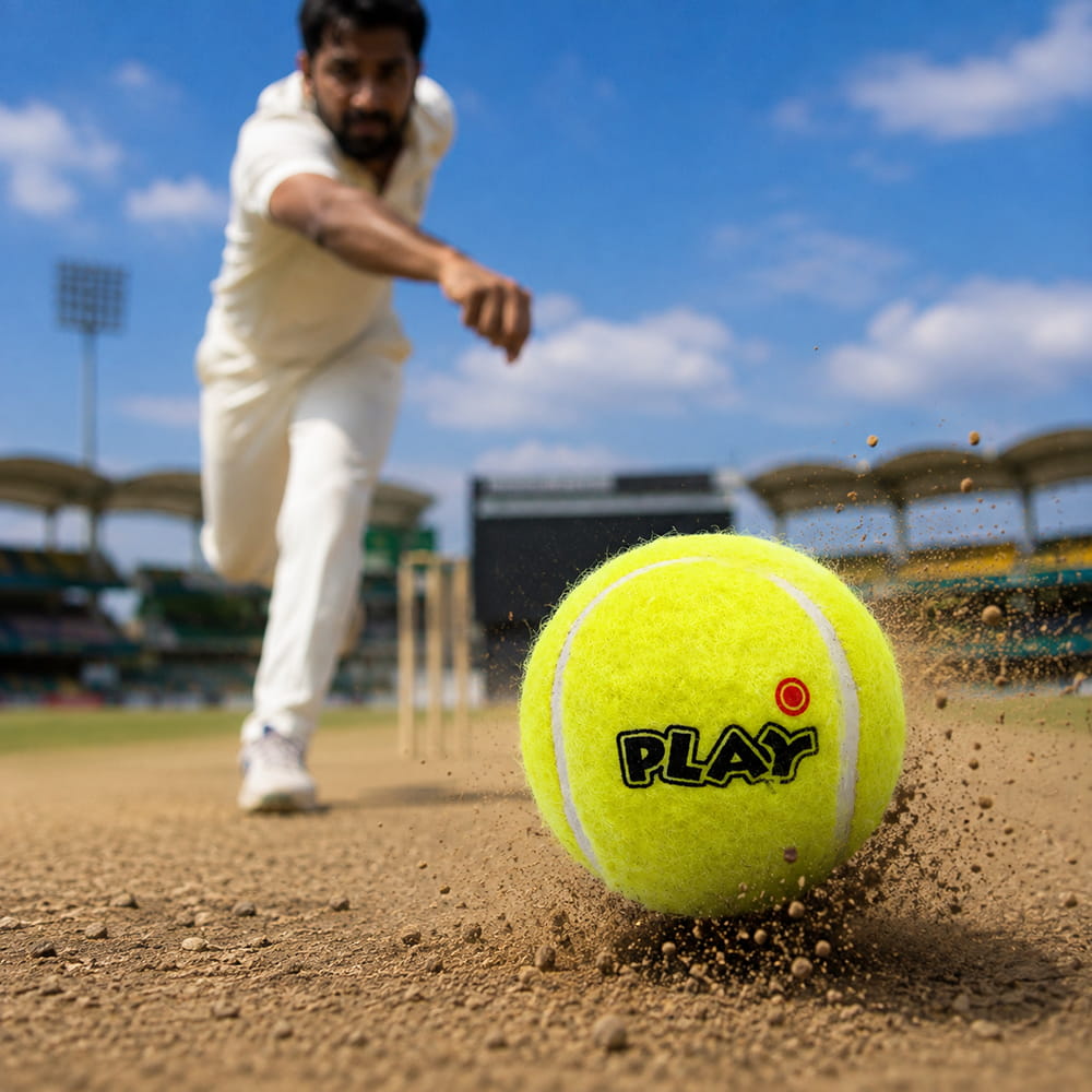 Volt Pro Play Yellow Cricket Tennis Balls are lightweight economy-grade balls designed for cricket practice and recreational play. The 2.5-inch size provides easy handling for batting, bowling, catching, and training.
