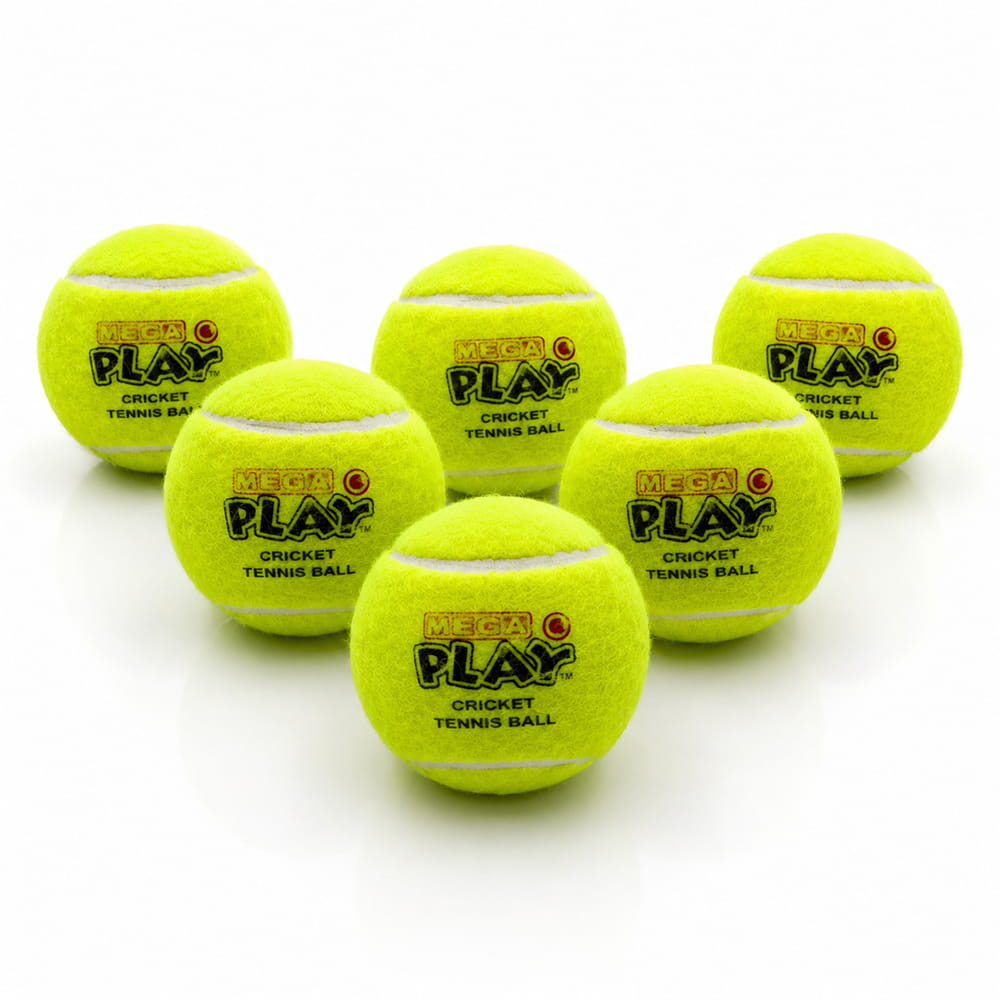 Volt Pro Play Yellow Cricket Tennis Balls are lightweight economy-grade balls designed for regular cricket practice and recreational play. The 2.5-inch size makes them easy to handle for batting, bowling, and training activities. Volt Pro Play Yellow Cricket Tennis Balls are lightweight economy-grade balls designed for regular cricket practice and recreational play. The 2.5-inch size makes them easy to handle for batting, bowling, and training activities.