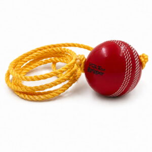 Volt Pro PVC Hanging Cricket Practice Ball is designed for solo batting practice and cricket training. The PVC ball comes attached with a 2.25-meter hanging rope, allowing easy setup for batting practice without needing a bowling partner. Suitable for kids, beginners, and cricket players.