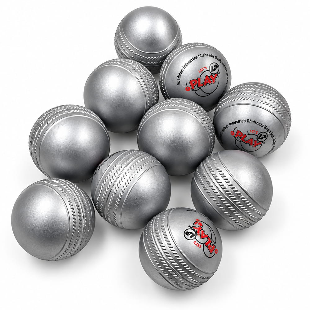 Volt Pro Shakti Hollow Rubber Ball is a premium quality silver printed rubber ball designed for kids, recreational games, practice, and active play. With a 2.5-inch size, it is easy to handle and suitable for indoor and outdoor activities. This pack contains 10 balls.