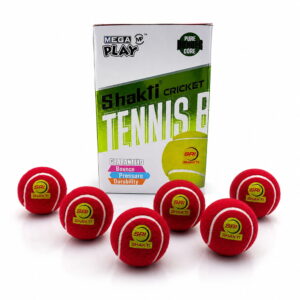 Volt Pro Shakti Red Cricket Tennis Balls are designed for tournament-style practice, gully cricket, and matches. Featuring a durable rubber core and high-bounce performance for reliable handling and gameplay.