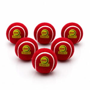 Volt Pro Shakti Red Cricket Tennis Balls are designed for tournament-style practice, gully cricket, and matches. Featuring a durable rubber core and high-bounce performance for reliable handling and gameplay.