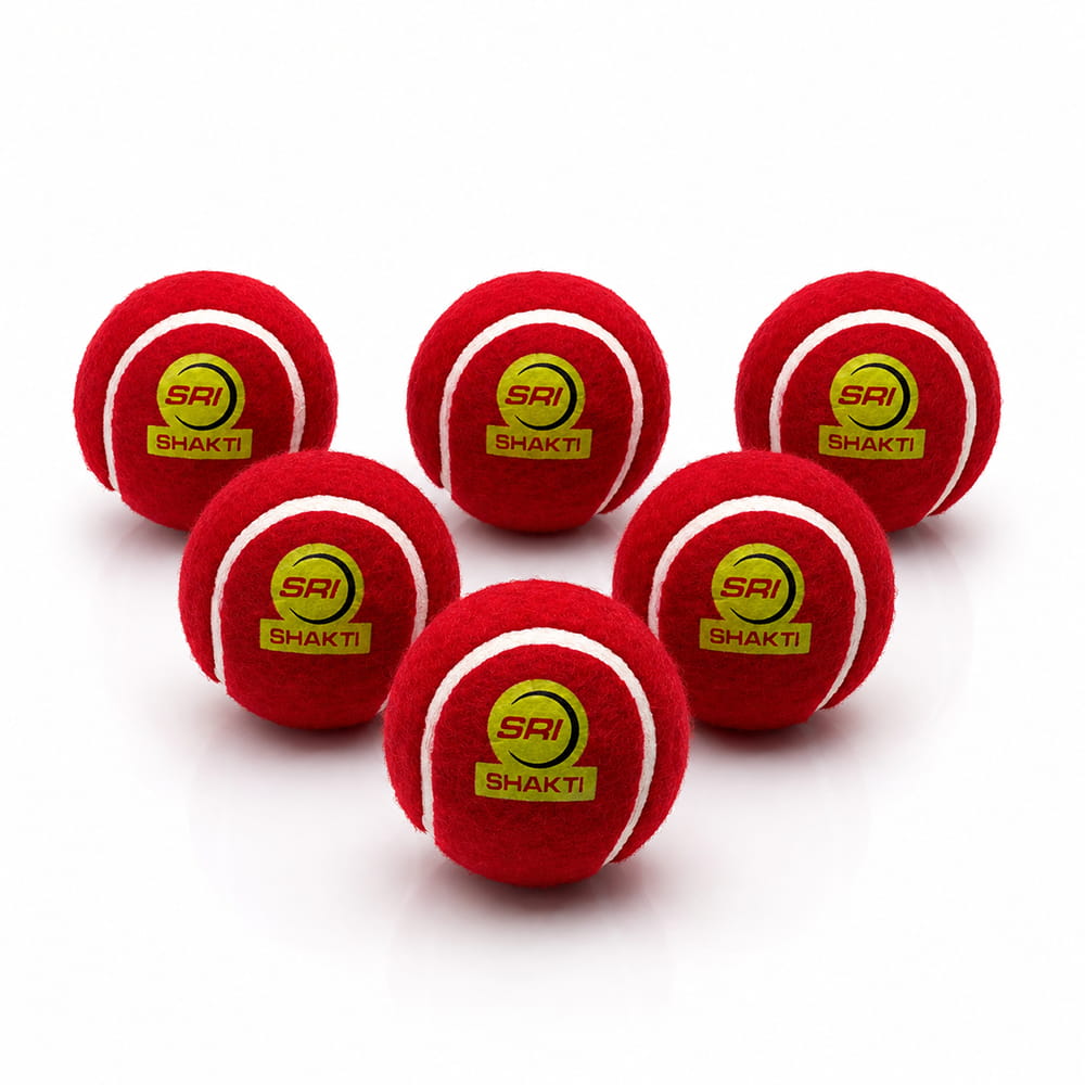 Volt Pro Shakti Red Cricket Tennis Balls are designed for tournament-style practice, gully cricket, and matches. Featuring a durable rubber core and high-bounce performance for reliable handling and gameplay.