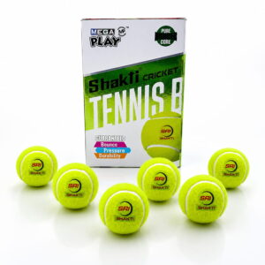 Volt Pro Shakti Yellow Cricket Tennis Balls are designed for tournament-style practice, gully cricket, and matches. Featuring a durable rubber core and high-bounce performance for reliable handling and gameplay.