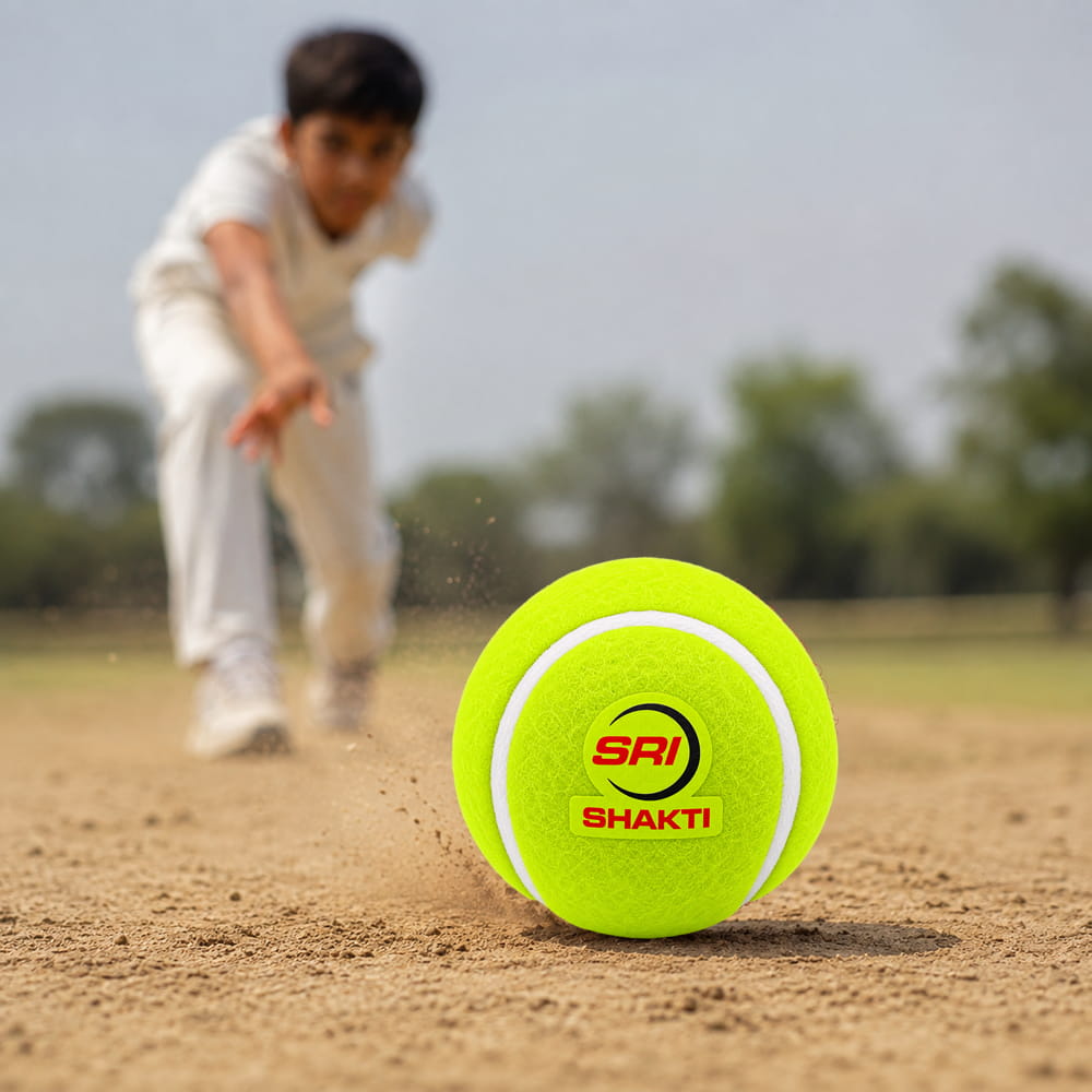 Volt Pro Shakti Yellow Cricket Tennis Balls are designed for tournament-style practice, gully cricket, and matches. Featuring a durable rubber core and high-bounce performance for reliable handling and gameplay.