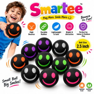 Volt Pro Smartee Premium Sponge Rubber Ball features a stylish black designer finish with a soft sponge rubber construction and high bounce. Lightweight and easy to handle, it is suitable for kids, beginners, indoor games, outdoor activities, and regular practice.