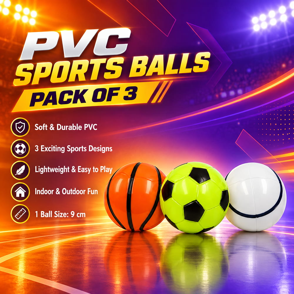 Volt Pro Sports Balls are made with soft poly material and designed for throwing, catching, and bouncing. Suitable for indoor and outdoor play, these high-bounce balls offer fun and active play for kids and all age groups. Volt Pro Sports Balls are made with soft poly material and designed for throwing, catching, and bouncing. Suitable for indoor and outdoor play, these high-bounce balls offer fun and active play for kids and all age groups.