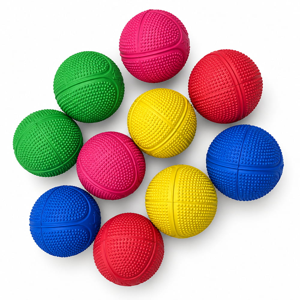 Enjoy fun and active play with Volt Pro Swan Play Balls. These 2.5-inch premium sponge rubber balls offer a soft, lightweight feel and are easy to handle. Includes 10 balls for everyday recreational play.