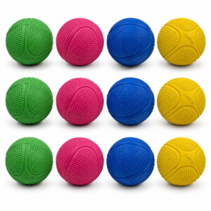 Volt Pro Trang Sponge Rubber Ball is a premium quality rubber ball designed for kids, recreational games, practice, and active play. With a 2.5-inch size, it is easy to handle and suitable for indoor and outdoor activities. This pack contains 12 balls. Volt Pro Trang Sponge Rubber Ball is a premium quality rubber ball designed for kids, recreational games, practice, and active play. With a 2.5-inch size, it is easy to handle and suitable for indoor and outdoor activities. This pack contains 12 balls.