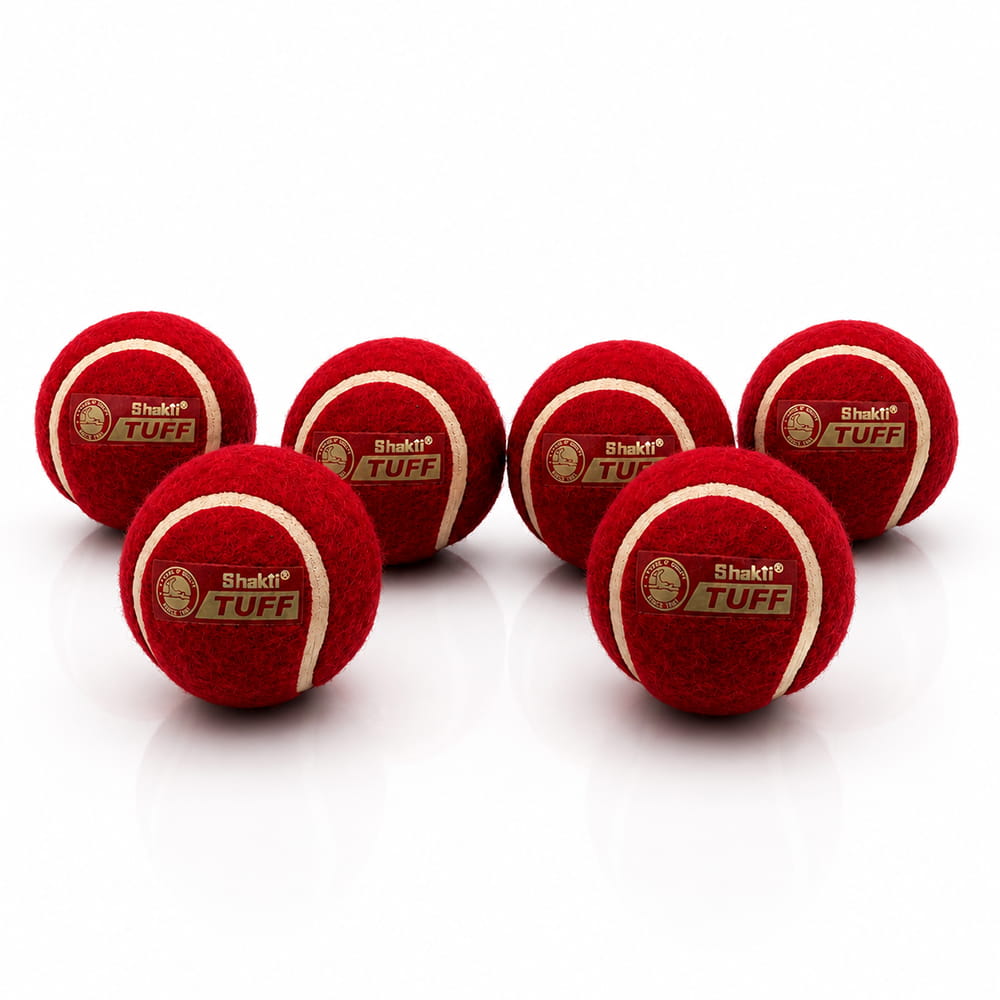 Volt Pro Tuff Pressureless Red Cricket Tennis Balls are designed for long-lasting use with a solid rubber core and consistent bounce. Suitable for cricket practice, training, matches, and gully cricket.