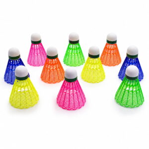 Volt Pro Ultra Coloured Badminton Shuttlecocks feature a premium EVA cork base and durable plastic skirt for stable flight and reliable performance. Suitable for practice, training, and regular badminton play.