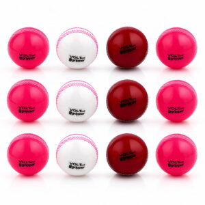 Volt Pro Coloured Seam Wind Balls are lightweight cricket balls designed for swing, seam bowling, practice, and recreational play. The 90g construction provides easy handling for regular training sessions.