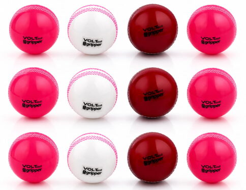 Volt Pro Coloured Seam Wind Balls are lightweight cricket balls designed for swing, seam bowling, practice, and recreational play. The 90g construction provides easy handling for regular training sessions.