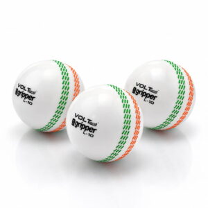 Volt Pro Tricolour Wind Balls are designed for swing and seam bowling practice. With a 90g lightweight construction and tri-coloured seam, they offer easy visibility and handling during cricket training and recreational play.