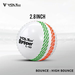 Volt Pro Tricolour Wind Balls are designed for swing and seam bowling practice. With a 90g lightweight construction and tri-coloured seam, they offer easy visibility and handling during cricket training and recreational play.