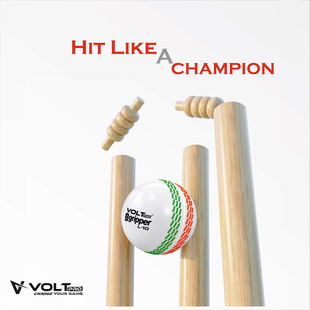 Volt Pro Tricolour Wind Balls are designed for swing and seam bowling practice. With a 90g lightweight construction and tri-coloured seam, they offer easy visibility and handling during cricket training and recreational play.