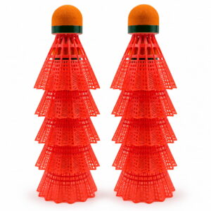 Volt Pro X-Force EVA Cork Plastic Shuttlecock Pack of 10 is designed for regular badminton practice and recreational play. It features an EVA cork base with a durable plastic skirt for comfortable handling and reliable flight. Suitable for beginners, training, and outdoor games.