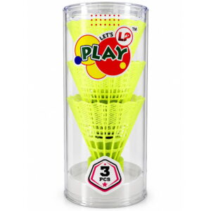The Volt Pro Green Plastic Badminton Shuttlecock Pack of 3 is designed for regular badminton practice, training, and recreational play. Featuring durable plastic construction and a consistent green colour, these shuttlecocks are suitable for beginners and casual players at home or outdoors.